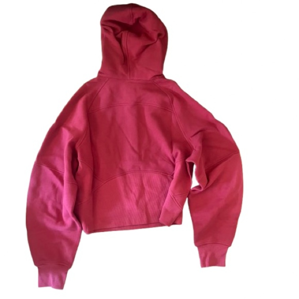 NWT Lululemon Scuba Oversized Half-Zip Hoodie Gold Zip Vintage Rose M/L - Picture 8 of 9